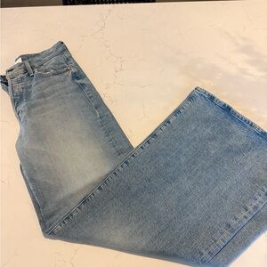 Women’s Mother wide leg Classic Light Blue Jeans